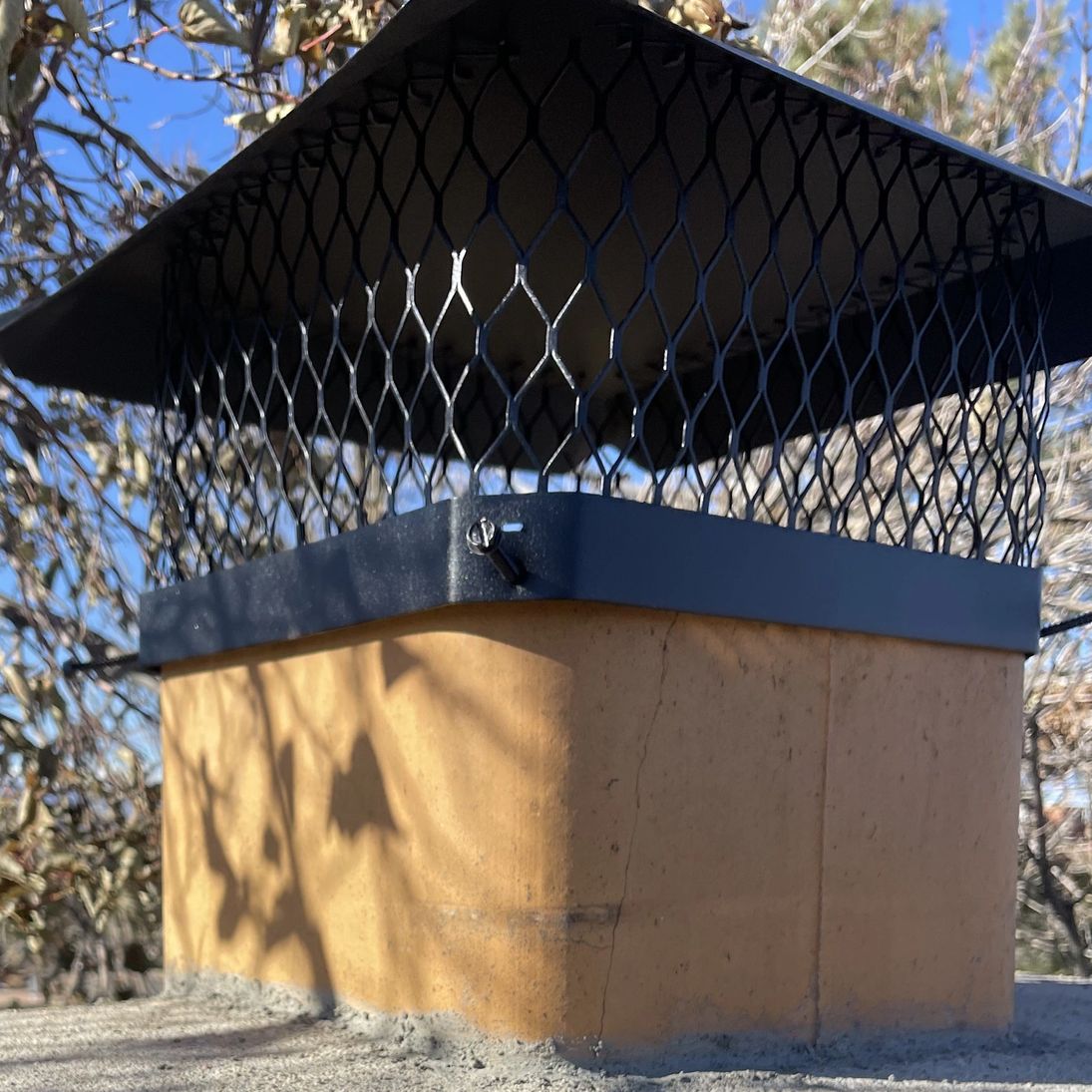 Front Range Chimney Cap Installation 1 Chimney Cap Installed