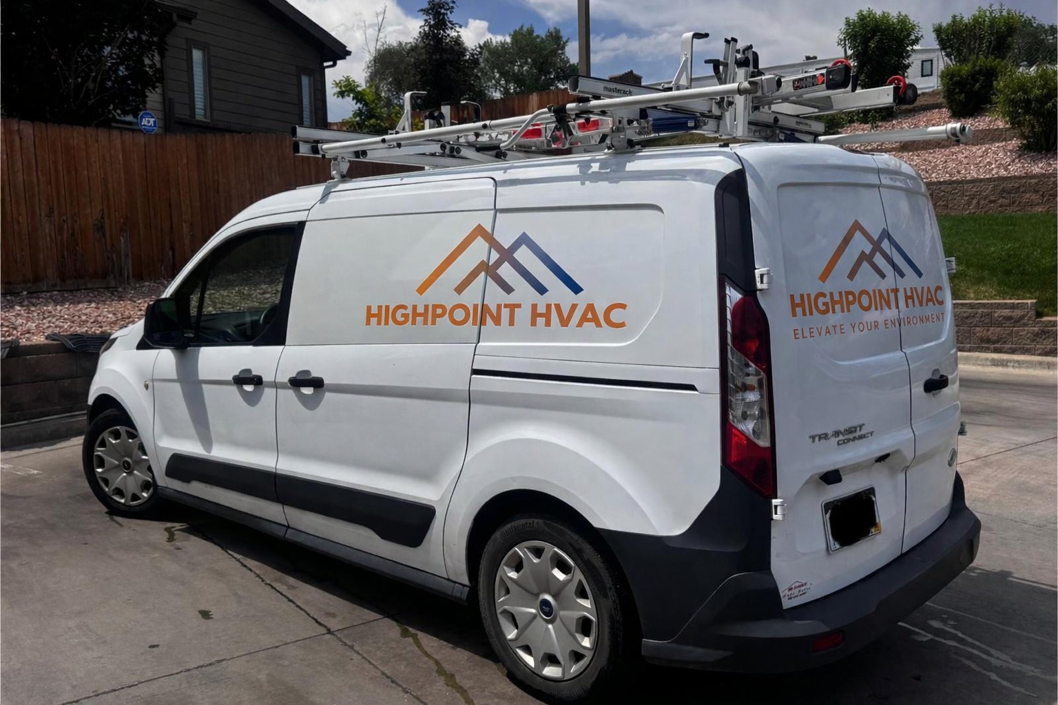 Vehicle with HighPoint HVAC's logo
